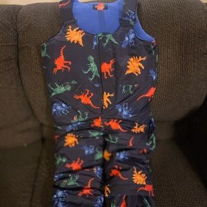 2T dinosaur snow suit
